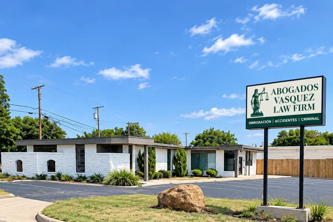 The Abogados Vasquez Law Firm office on Lake Air Drive in Waco